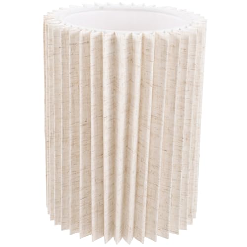 Hoement Stoff Lampenschirm für Tischlampe Weicher Blendfreier Schirm aus Hochwertigem Material Elegantes Design Einfach zu Montieren Neutraler Farbton Passend für Wohnzimmer und von Hoement