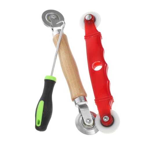 Hoement Teiliges Fliegengitter Reparatur mit Doppel lager Nylon Holzrollen Aluminium Spline Haken Robustes Fenster Fliegengitter Werkzeug für Einzieher und Montage von Hoement