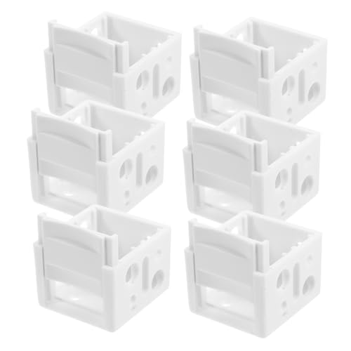 Hoement Teiliges Jalousiehalterung Weißer Montagehalter Blenden Kopfprofil Halterung für Fensterjalousien Ersatz Mini Jalousie Zubehör von Hoement