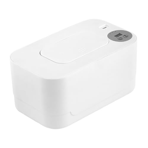 Hoement Tragbarer Feuchttuchwärmer mit Großer Kapazität Temperaturkontrollierter Wipe Holder Feuchtigkeitsversiegelter Wipe Case Praktischer Wischspender für Neugeborene Einfache von Hoement