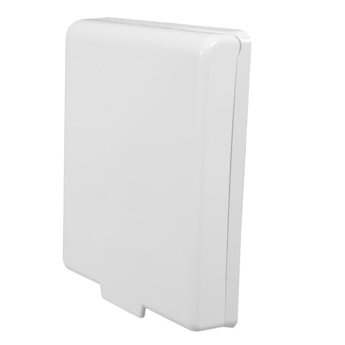 Hoement Ultra dünne Selbstklebende Wasserdichte Schalterabdeckung für Türklingel Sicherer Schutz Einfache Montage ohne Bohren für Hotels Elektrischer Schalter schutz Weiß von Hoement