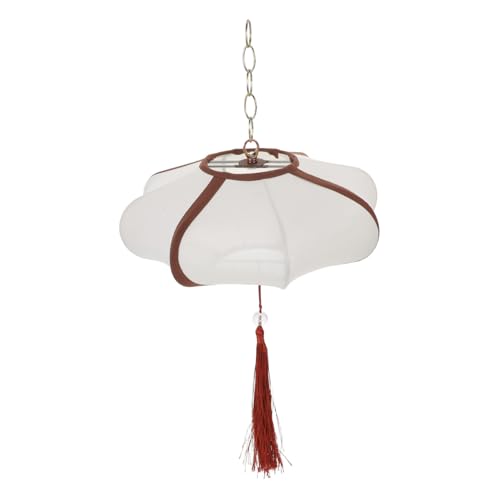Hoement Vintage Chinesische Stoff-laterne Dekorativer Ufo Lampenschirm Weiches Licht Stabile Hängelampe für Wohnzimmer Flur Küche und Asiatische Restaurants Traditionelles Orientalisches Hoement Vintage Chinesische Stoff-laterne Dekorativer Ufo Lampenschirm Weiches Licht Stabile Hängelampe für Wohnzimmer Flur Küche und Asiatische Restaurants Traditionelles Orientalisches von Hoement