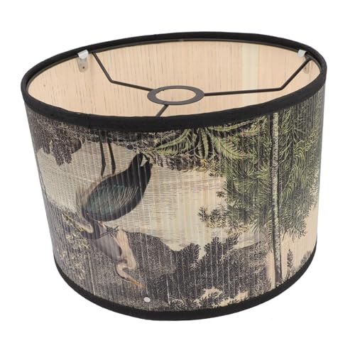 Hoement Vintage Lampenschirm Deckenleuchte Retro Stil Dekorative Pendelleuchte Lampenabdeckung mit Feinem Muster Langlebig und Warmes Licht für Wohnzimmer und Büro von Hoement