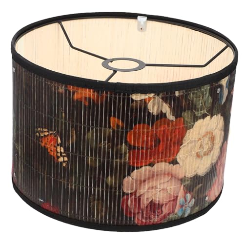 Hoement Vintage Lampenschirm mit Blumenmuster Langlebiger Stabiler Lampenabdeckung für Deckenleuchte Blendfreies Licht Feine Verarbeitung Geeignet für Schlafzimmer und Wohnraumdekoration Hoement Vintage Lampenschirm mit Blumenmuster Langlebiger Stabiler Lampenabdeckung für Deckenleuchte Blendfreies Licht Feine Verarbeitung Geeignet für Schlafzimmer und Wohnraumdekoration von Hoement