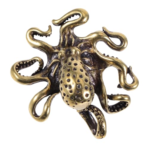 Hoement Vintage Messing Türgriff Octopus Form Möbelknauf für Schrank Kommode Badzimmer Dekorativer Meerestier Schubladengriff Einfach zu Montieren Langlebig und Vielseitig für Innenbereich Hoement Vintage Messing Türgriff Octopus Form Möbelknauf für Schrank Kommode Badzimmer Dekorativer Meerestier Schubladengriff Einfach zu Montieren Langlebig und Vielseitig für Innenbereich von Hoement