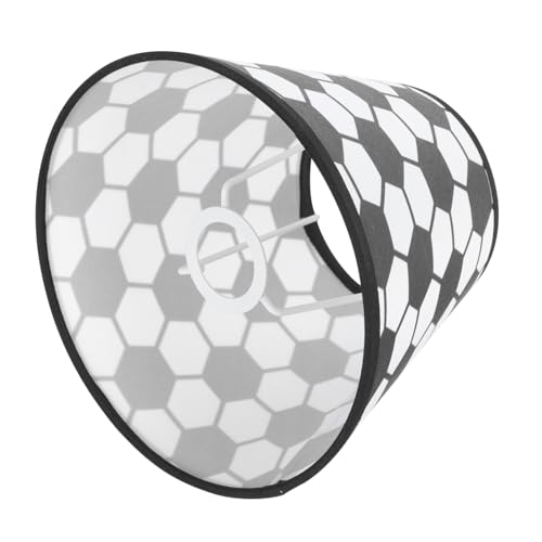 Hoement Vintage Stoff Lampenschirm Dickes Langlebiges Material Einfacher Stil Dekorativer Lichtschutz Passend für Tisch- Wand Deckenlampen Robustes Metallgestell Vielseitig Einsetzbar im von Hoement