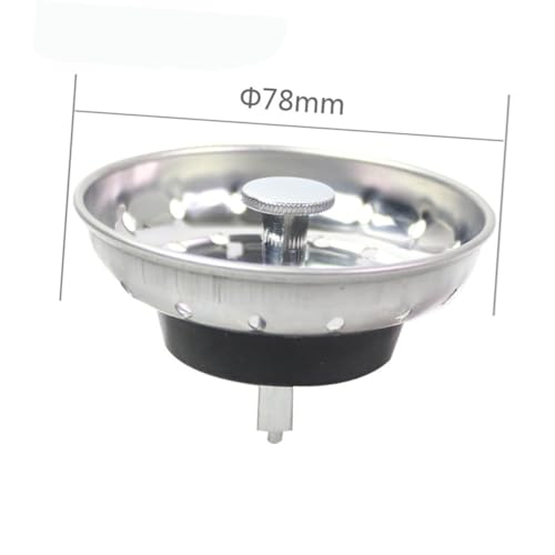 Hoement Wasserablauffilter Sieb Edelstahl Spülbeckenfilter Netz Küchenzubehör Passend Langlebig Rostfrei Abflusssieb für Waschbecken Badewanne Dusche und Waschtisch Hoement Wasserablauffilter Sieb Edelstahl Spülbeckenfilter Netz Küchenzubehör Passend Langlebig Rostfrei Abflusssieb für Waschbecken Badewanne Dusche und Waschtisch von Hoement