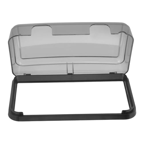 Hoement Wasserdichte Selbstklebende Steckdosenabdeckung Spritzschutz und Schutzbox für Wandsteckdosen Außen Platzsparend Wasserresistent Verschleißfest Einfache Montage ohne Rückstände von Hoement