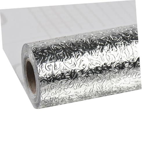 Hoement Wasserfeste Hitzebeständige Küchenfolie aus Aluminiumfolie Ölbeständiger Selbstklebender Aufkleber mit Orangenhautstruktur Leicht zu Reinigen für Küchenwände und Arbeitsplatten Hoement Wasserfeste Hitzebeständige Küchenfolie aus Aluminiumfolie Ölbeständiger Selbstklebender Aufkleber mit Orangenhautstruktur Leicht zu Reinigen für Küchenwände und Arbeitsplatten von Hoement