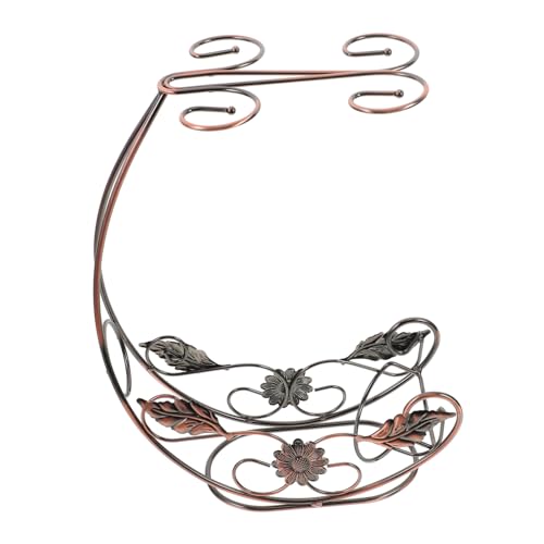 Hoement Weinglashalter Tischplatte Retro Glas Abtropfgestell aus Metall Weinflaschenhalter mit Bechern Platzsparend Robust Dekorativ für Küche Bar Wohnzimmer Hoement Weinglashalter Tischplatte Retro Glas Abtropfgestell aus Metall Weinflaschenhalter mit Bechern Platzsparend Robust Dekorativ für Küche Bar Wohnzimmer von Hoement