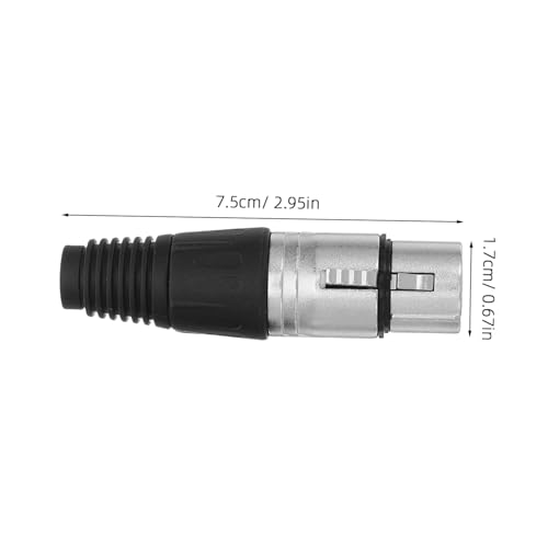Hoement Xlr Audio Kabel Stecker Pin Löten Mikrofonstecker Male Female Balanced Adapter für Studio Aufnahme und Live Performance von Hoement