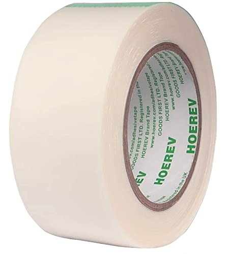 Hoerev UHMW PE-Filmband Polyethylen-Klebeband Mit Ultrahohem Molekulargewicht, Größe 0,28 mm x 19,0 mm x 16,4 m, Durchscheinende, Abriebfeste Rückseite von Hoerev