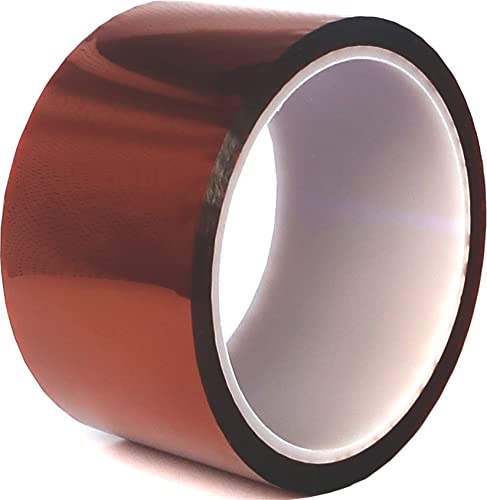 Hoerev Hochtemperaturband Polyimid-Folientransfer-Thermoband 2 Rollen 50mm x 33m Keine Rückstände von Hoerev