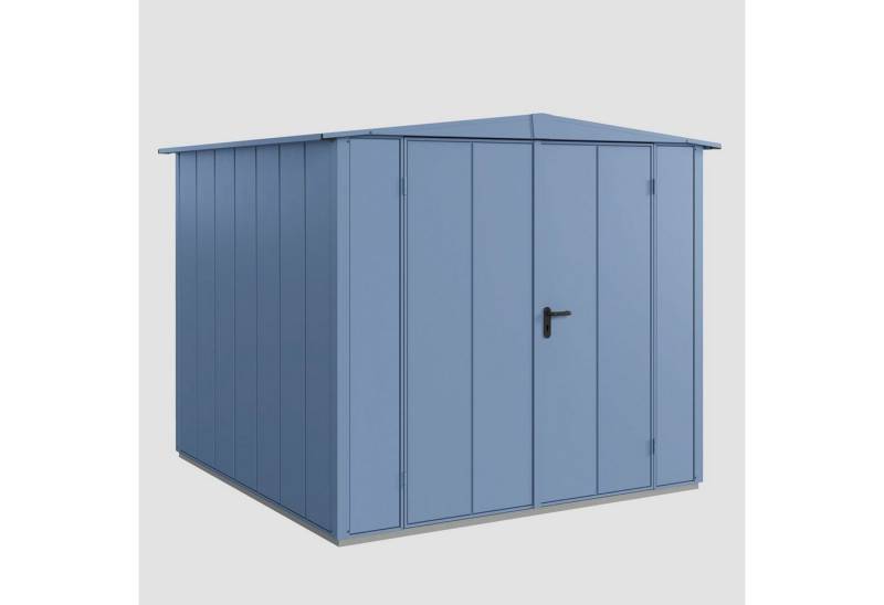 Hörmann Ecostar Gerätehaus Elegant mit Satteldach (259 x 248 cm), aus Metall von Hörmann Ecostar