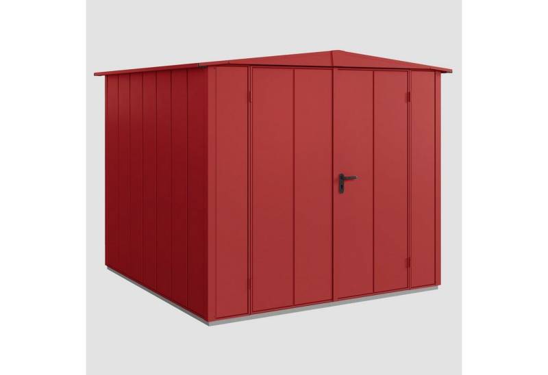 Hörmann Ecostar Gerätehaus Elegant mit Satteldach (259 x 248 cm), aus Metall von Hörmann Ecostar
