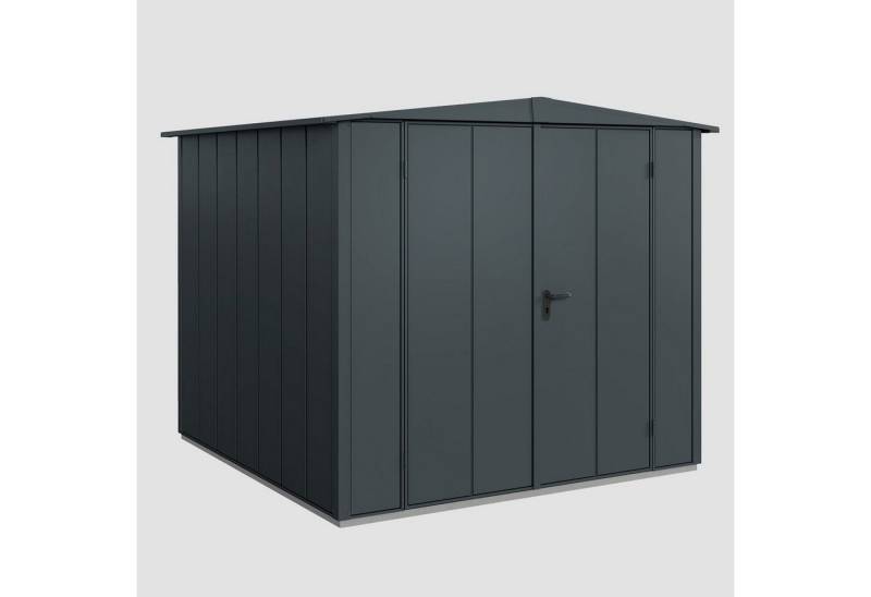 Hörmann Ecostar Gerätehaus Elegant mit Satteldach (259 x 248 cm), aus Metall von Hörmann Ecostar