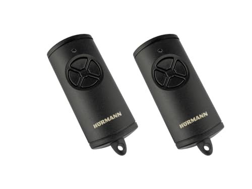 2x Hörmann HSE4 BS Schwarz Matt 4-Befehl Handsender BiSecur 868 MHz von Hörmann