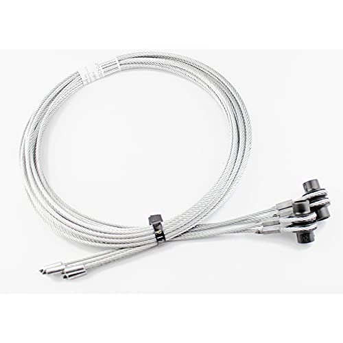 Hörmann Drahtseile Beschlag Z (Größe: 3 mm, Länge 3115 cm, aus hochwertigem Stahl, mit Seilaufnahme, langlebig und robust, für Garagentore) 3064355 von Hörmann
