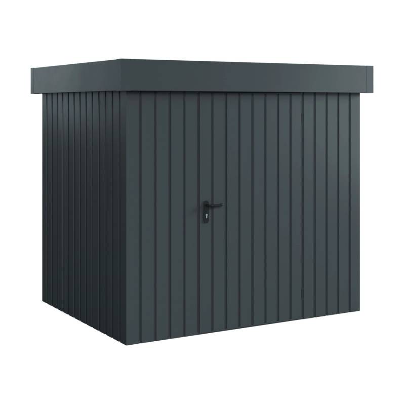 Hörmann EcoStar Gerätehaus Euroline Flachdach 1-flg 237 x 181 cm Anthrazitgrau Hörmann EcoStar Gerätehaus Euroline Flachdach 1-flg 237 x 181 cm Anthrazitgrau von Hörmann