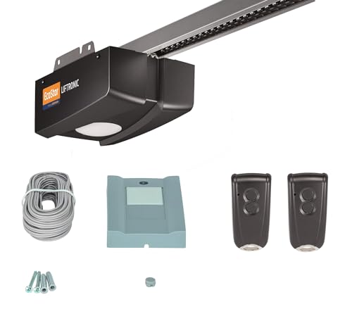 Hörmann Ecostar Garagentorantrieb Sonderedition Liftronic 500-2 mit Innentaster PB 1 (500 N, 433 MHz, inkl. 2 Handsender RSC 2, für Garagentore bis 7 m², inkl. Montagezubehör) 4511088 von Hörmann