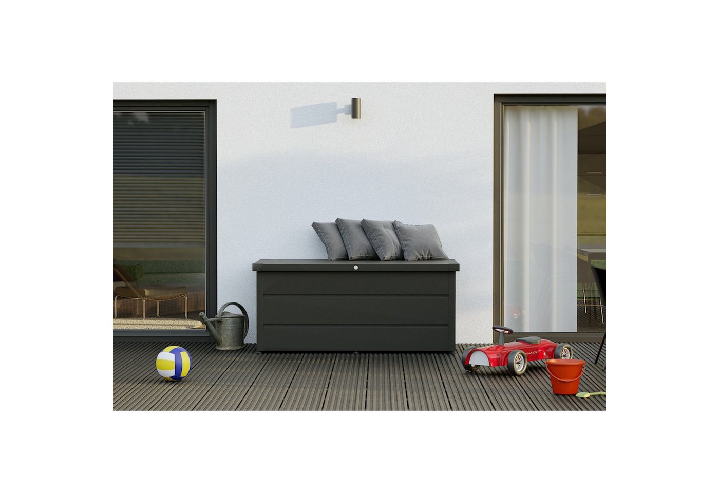 Hörmann Gartenbox Hörmann Juno Gartenbox Modern Typ 1320 RAL 7016 Anthrazitgrau 136 x von Hörmann