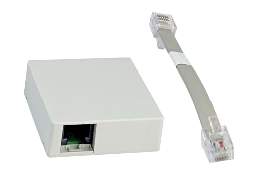 Hörmann Gateway (zur Steuerung von Garagentor-Antrieben über Homematic IP Smart Homa System, inkl. Anschlussleitung, 51×47,5×16 mm) 4511629, weiß von Hörmann