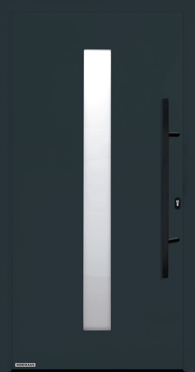 Hörmann Haustür Thermo65 Motiv 610S anthrazitgrau Rechts 110 x 210 cm von Hörmann