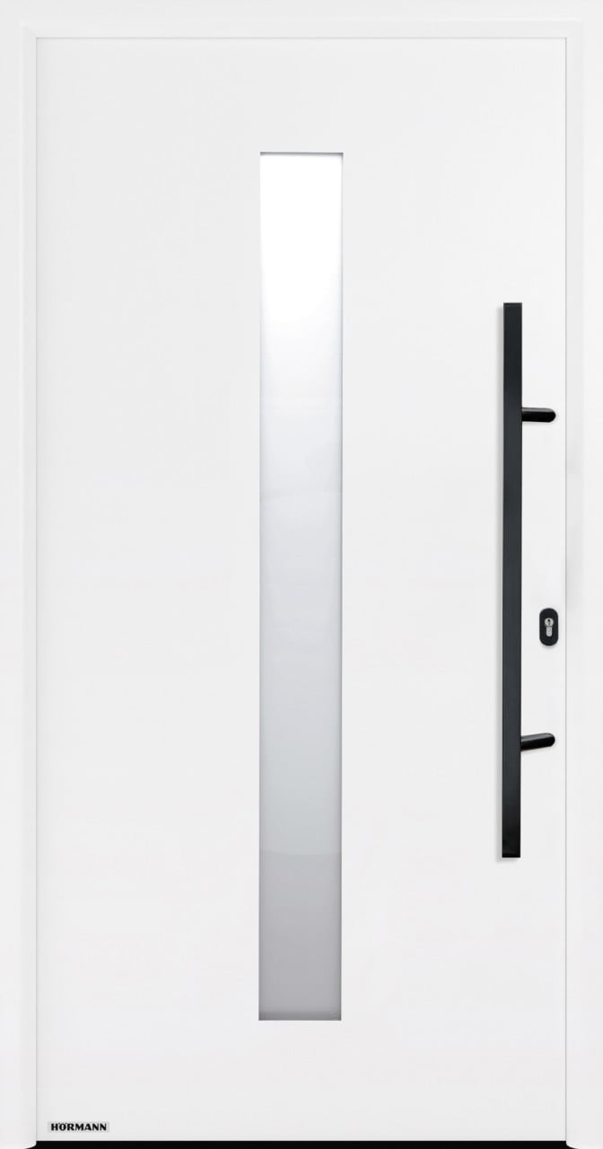 Hörmann Haustür Thermo65 Motiv 610S verkehrsweiß Rechts 110 x 210 cm von Hörmann