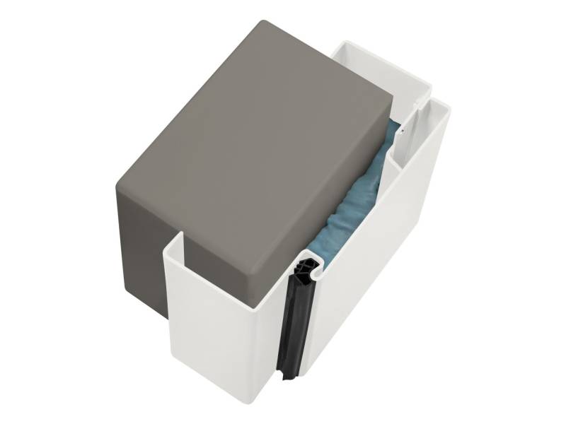 Hörmann Mauerwerkzarge Ständerwerkzarge 75 x 212,5 cm Links weiß von Hörmann