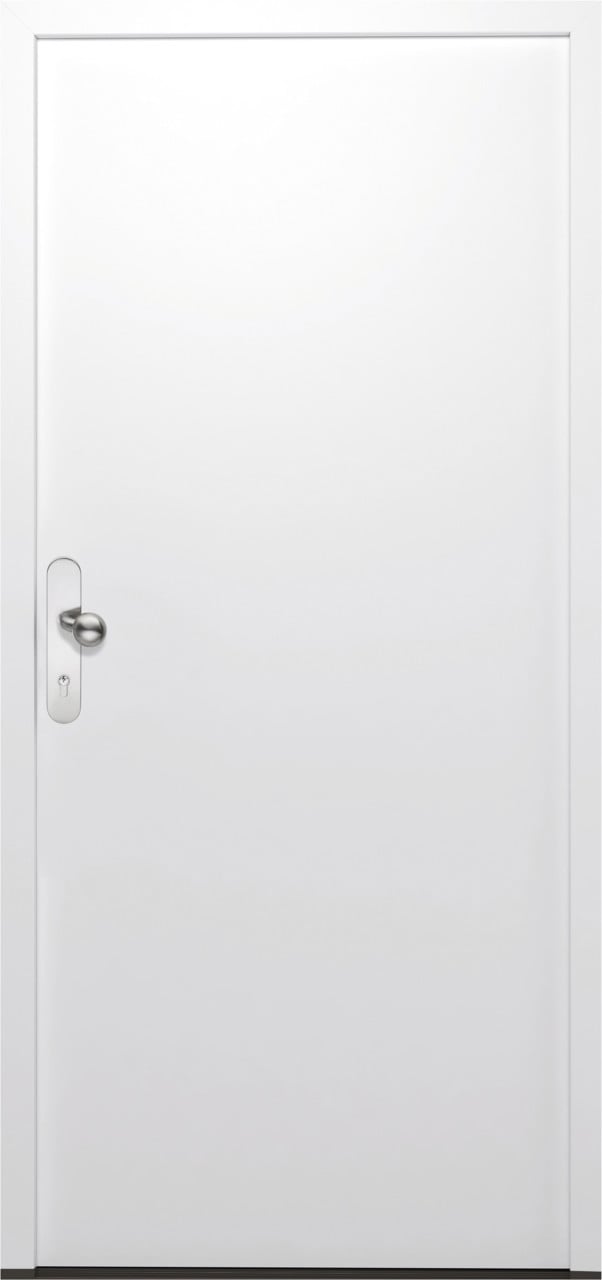 Hörmann Sicherheitstür KSI Thermo46 RC2 weiß 100 x 200 cm Links von Hörmann