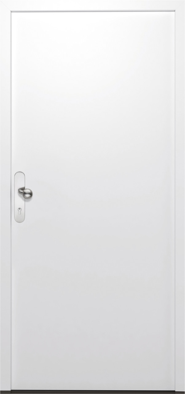 Hörmann Sicherheitstür KSI Thermo46 RC2 weiß 100 x 200 cm Links von Hörmann