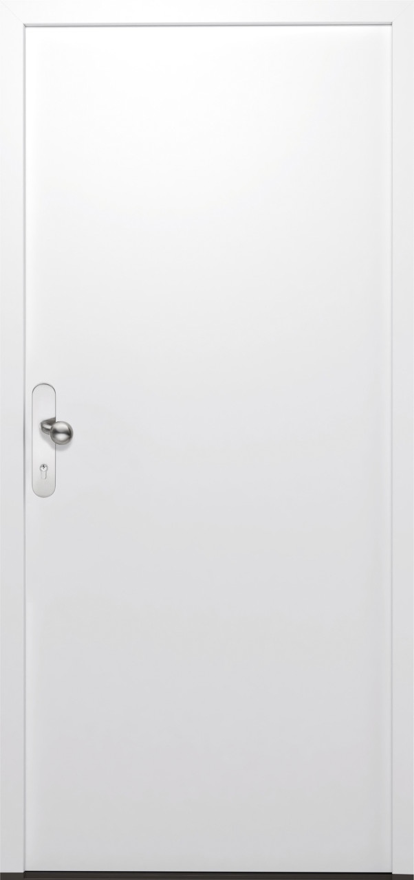 Hörmann Sicherheitstür KSI Thermo46 RC2 weiß 87,5 x 200 cm Links von Hörmann