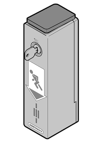 Hörmann Türwächter Drückerversion (Hauptalarm mit Halbzylinder) PZ von Hörmann