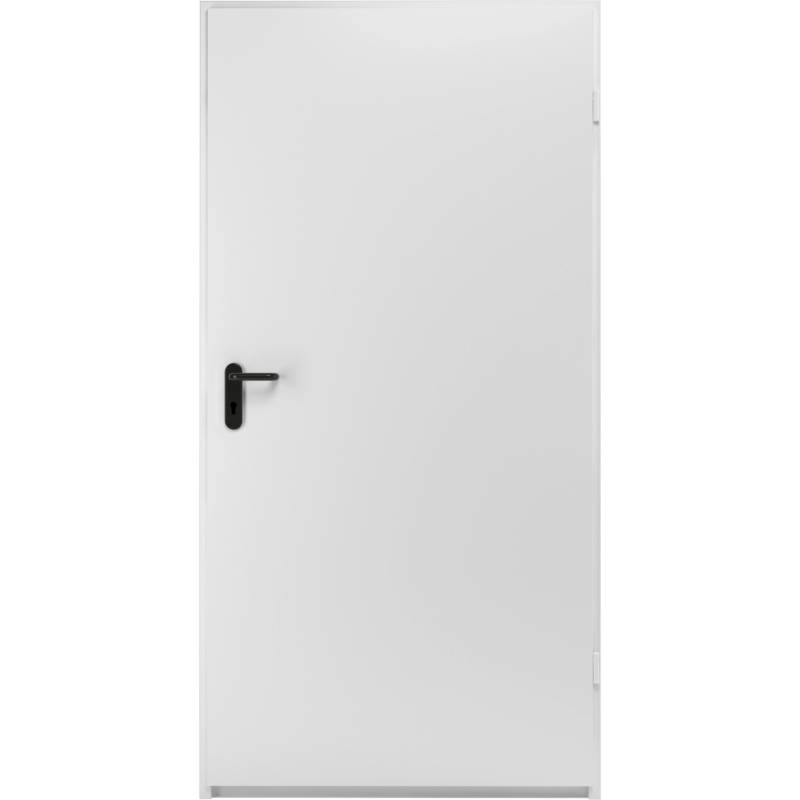ZK-Tür-Element mit Eckzarge Weiß 750 mm x 1875 mm x 55 mm DIN Links von Hörmann