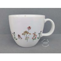 Becher 1 Liter | 1000 Milliliter 0, 4 L Porzellan Blume Neu Geschenk Bester Freund Freundin Weihnachten Kaffee Tee Personalisiert von HoeschPorzellan