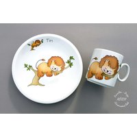 Personalisiertes Kinderporzellan Löwe Becher 0, 28 L Nikolaus Geschenk Frühstücksservice Speiseservice Baby Geburt Geburtstag Personalisiertes Kinderporzellan Löwe Becher 0, 28 L Nikolaus Geschenk Frühstücksservice Speiseservice Baby Geburt Geburtstag von HoeschPorzellan