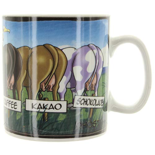Hösti Jumbo Becher *5 Kühe* Milch - Cappucino - Kaffee - Kakao - Schokolade ...noch Fragen? ca.11x10cm Porzellan 0,5l von Hösti by Wilhahn