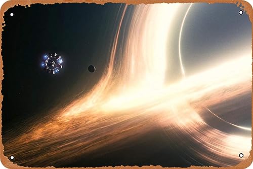 Interstellar Black Hole Science Fiction Poster Blechschild Retro Vintage Wandkunst Dekor Metallschild 20,3 x 30,5 cm Interstellar Black Hole Science Fiction Poster Blechschild Retro Vintage Wandkunst Dekor Metallschild 20,3 x 30,5 cm von Hofarkows