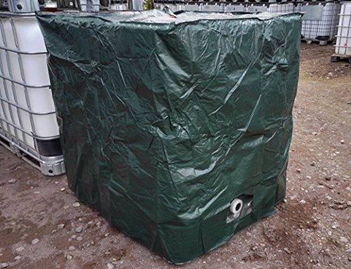 Schutzhülle Cover für 1000 Liter IBC Container Wassertank Tank 100gr/qm von Hofer24