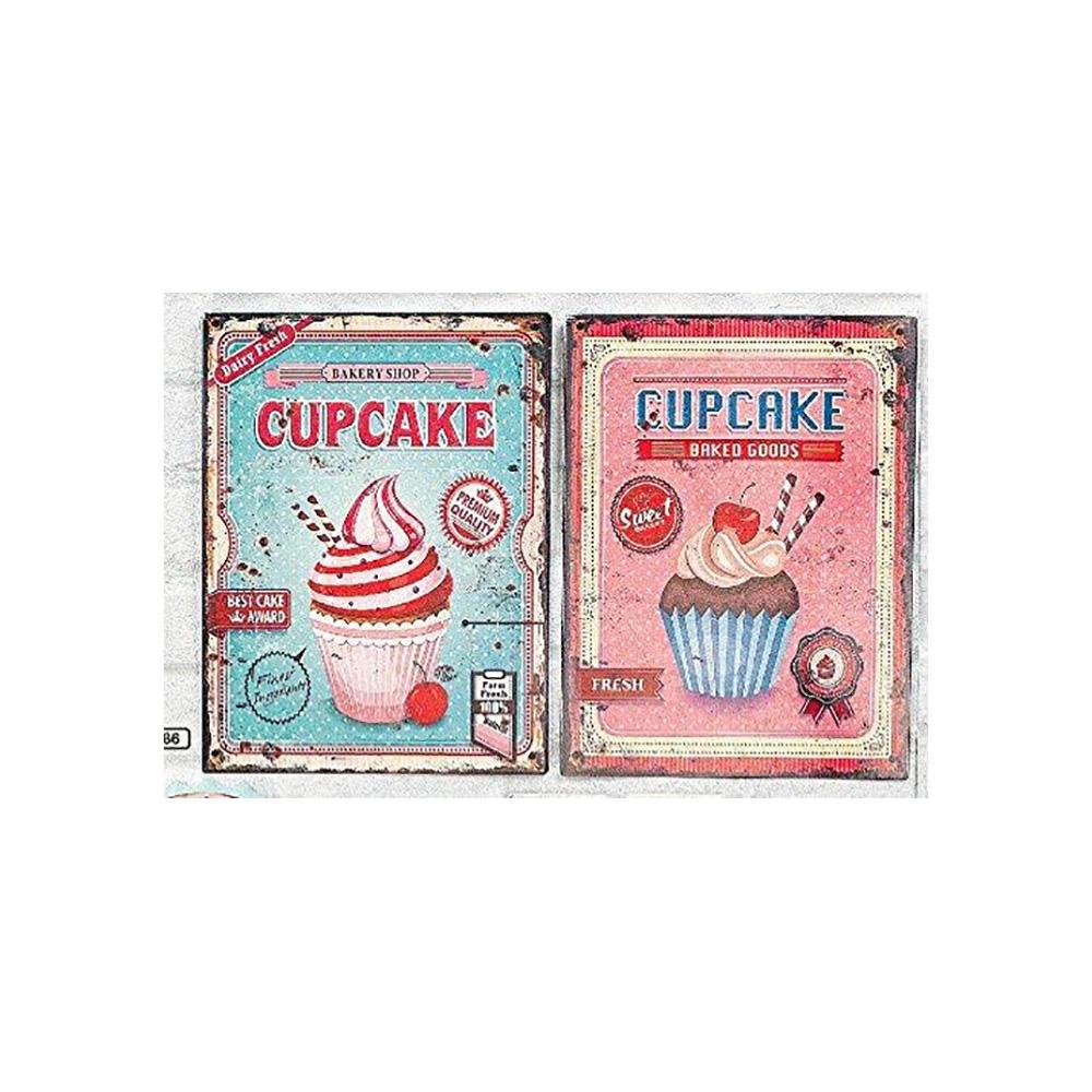 Hoff Blechschilder Bakery 2er Set Hoff Blechschilder Bakery 2er Set von Hoff Interieur