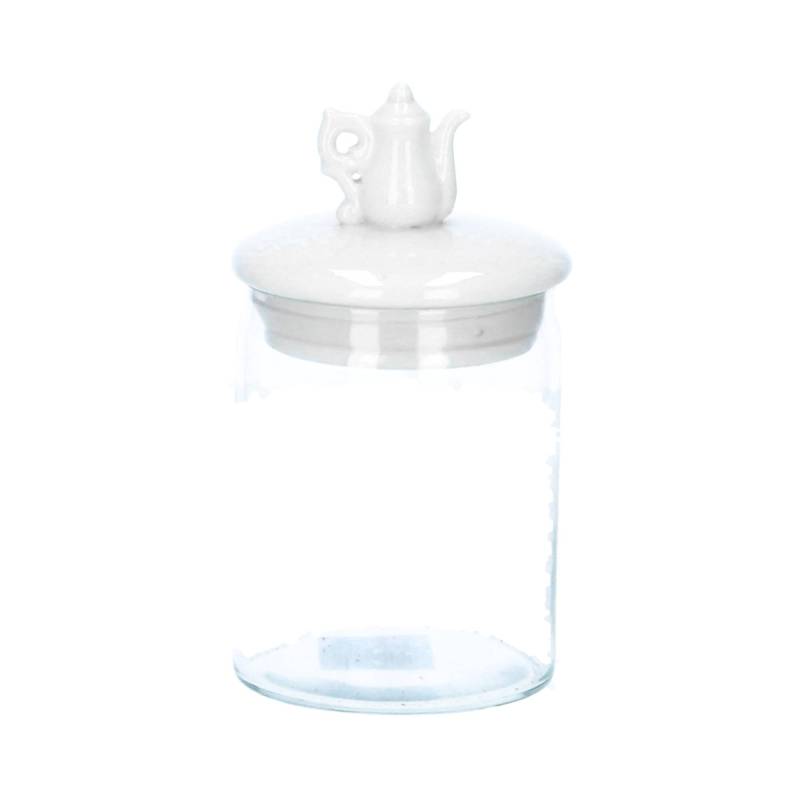 Hoff Interieur Glasdose mit Porzellandeckel Kannen 2er Set Hoff Interieur Glasdose mit Porzellandeckel Kannen 2er Set von Hoff Interieur