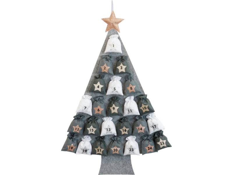 Hoff Dekofigur Adventskalender Baum 75 x 105 cm Hoff Dekofigur Adventskalender Baum 75 x 105 cm von Hoff