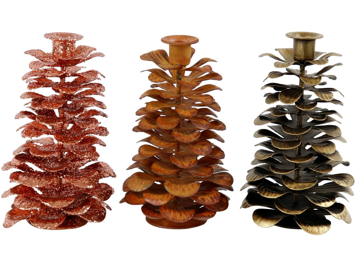 Hoff Kerzenhalter Pine mehrf. Kerzenhalter sortiert 12,5cm (1 Stück) von Hoff