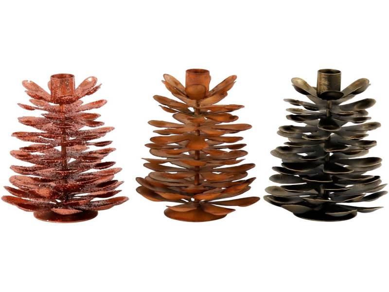 Hoff Kerzenhalter Pine mehrf. Kerzenhalter sortiert 15cm (1 Stück) von Hoff