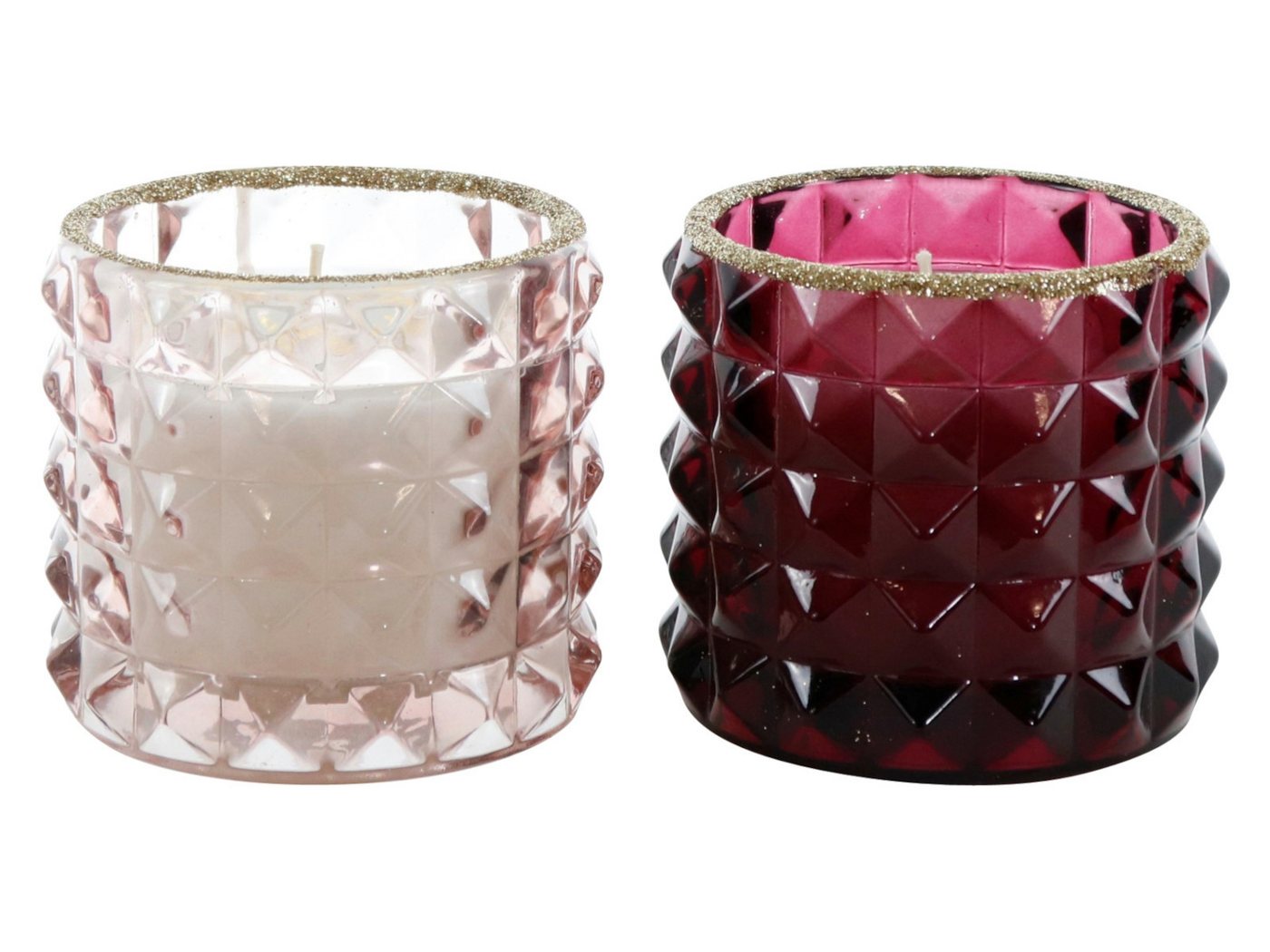 Hoff Kerzenleuchter Kerzenleuchter Purpur sortiert 9 x 8,5 cm (1Stück) von Hoff