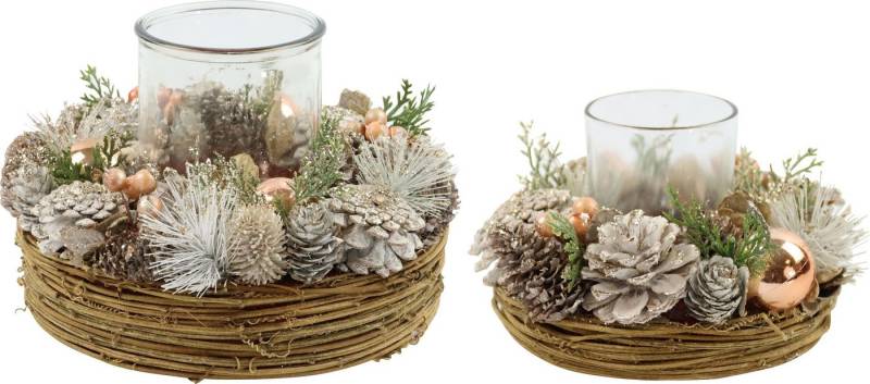 Hoff Windlicht Carnel mehrfarbig Windlicht 17cm (1 Stück) von Hoff