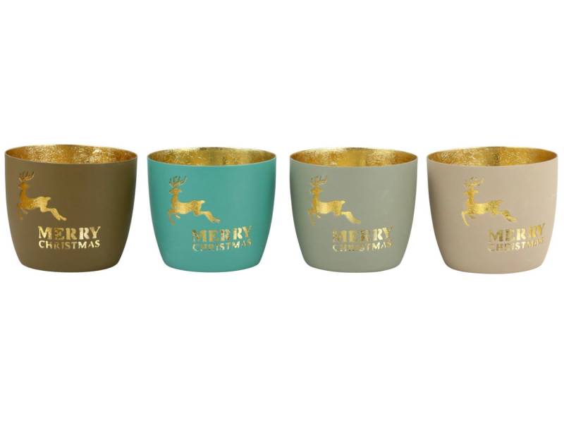 Hoff Windlicht Hirsch mehrf. Windlicht sortiert 9cm (1 Stück) von Hoff