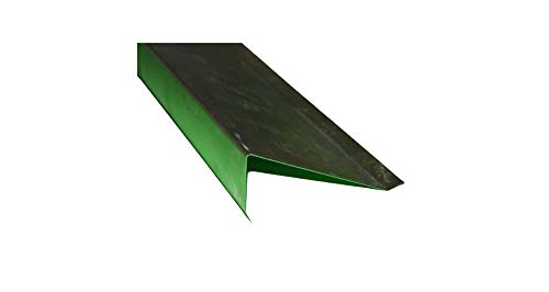 Ortgangblech für Flachdach 1 m lang Aluminium 0,8 mm (groß) von Hoffmann
