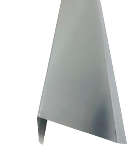 Ortgangblech für Flachdach 2 m lang Titanzink 0,7 mm (mittel) von Hoffmann