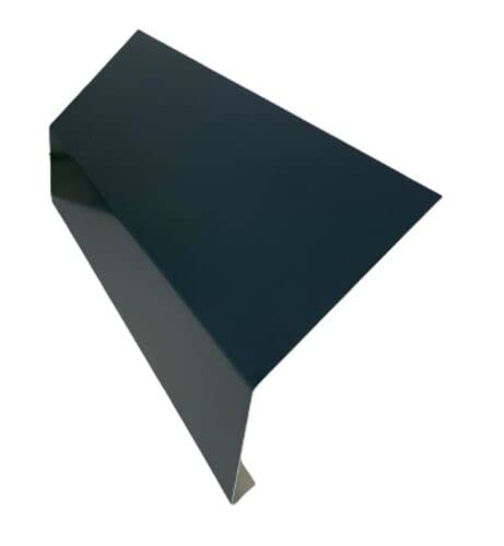 Hoffmann Aluminium Traufblech 1 m lang, 0,8 mm (mittel, Anthrazit), Zuschnitt 20 cm von Sdove